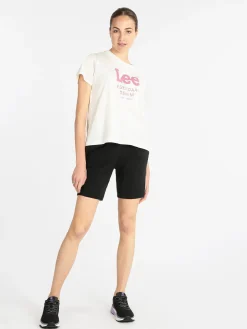 Lee Legendary Denim Tee T-shirt donna manica corta con scritta