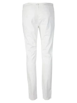 Leeyo Jeans Pantaloni bianchi da uomo in cotone