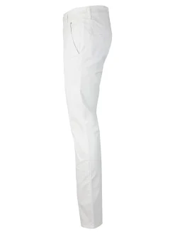 Leeyo Jeans Pantaloni bianchi da uomo in cotone