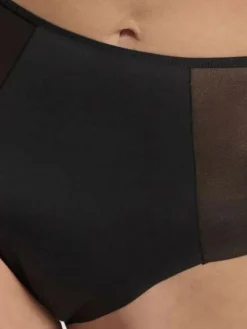 Lepel PANTIES 306 Guaina donna a vita alta - nero