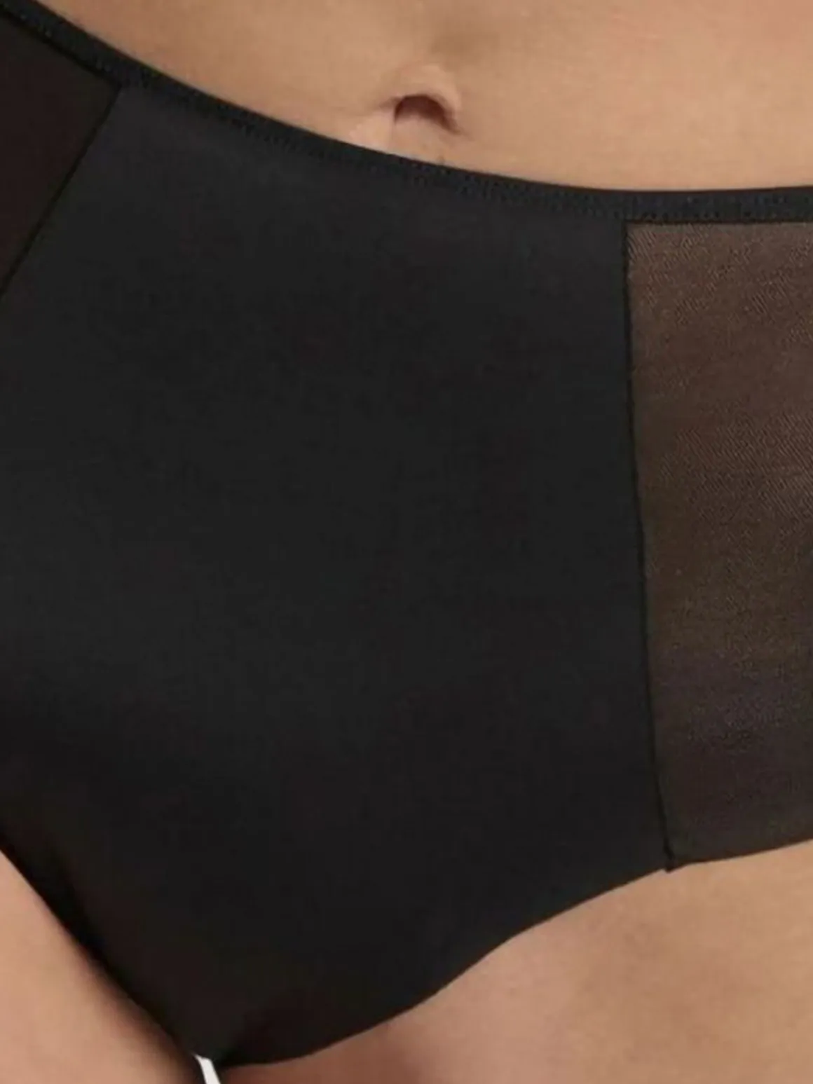 Lepel PANTIES 306 Guaina donna a vita alta - nero