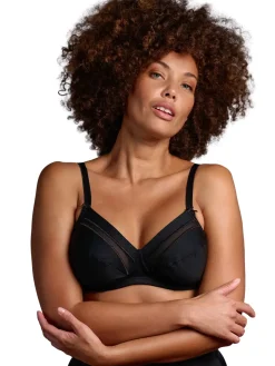 Lepel 270 Reggiseno donna sfoderato senza ferretto coppa C - nero