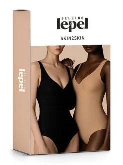 Lepel SKIN2SKIN BODYBRA Body donna con reggiseno in microfibra - nero