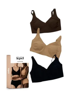 Lepel SKIN2SKIN BRA Reggiseno donna in microfibra senza cuciture - moro