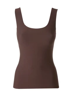 Lepel SKIN2SKIN TOPBRA Top con reggiseno in microfibra - moro
