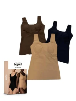 Lepel SKIN2SKIN TOPBRA Top con reggiseno in microfibra - nero