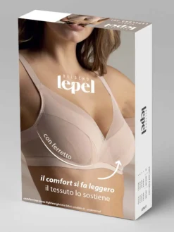 Lepel TESORO LEPELBRA 301 Reggiseno donna con ferretto coppa C - cipria
