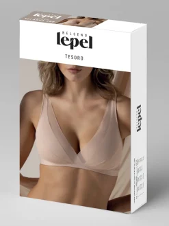 Lepel TESORO VELABRA 300 Reggiseno donna senza ferretto coppa B - cipria
