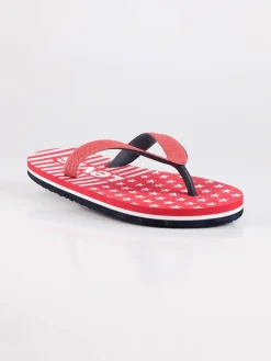 Levi'S Infradito in gomma con stampa rosso