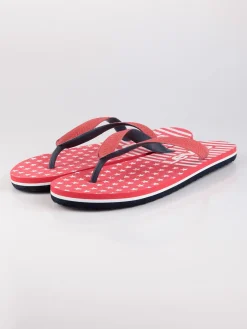 Levi'S Infradito in gomma con stampa rosso