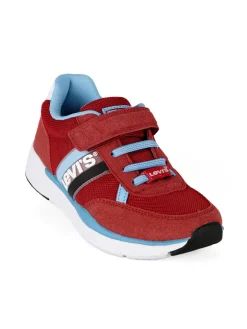 Levi'S OREGON VELCRO Sneakers con lacci e velcro rosso