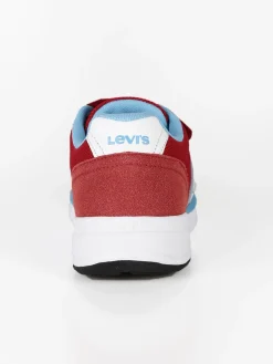Levi'S OREGON VELCRO Sneakers con lacci e velcro rosso