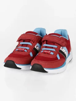 Levi'S OREGON VELCRO Sneakers con lacci e velcro rosso