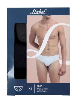 Liabel Confezione da 3 slip da uomo in cotone - assortito