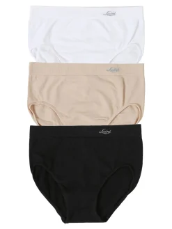 Liabel Confezione da 3 slip donna a vita alta in microfibra - assortito