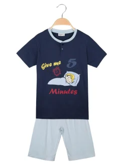 Liabel Pigiama corto in cotone T-shirt + pantaloncino