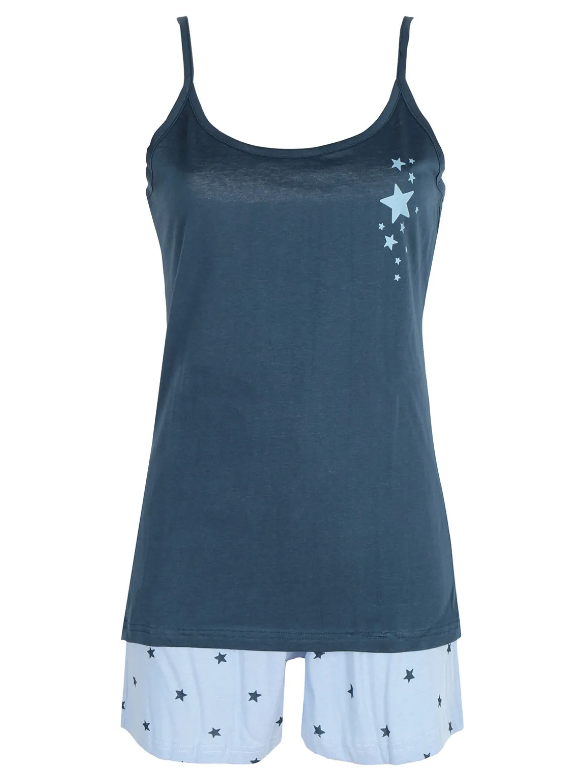 Linea Ambro Pigiama corto da donna con spalline sottili