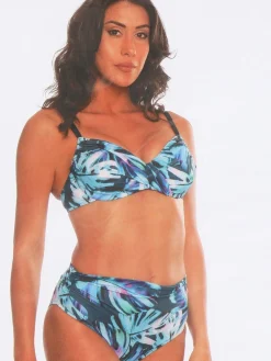 Linea Sprint Bikini donna floreale a vita alta