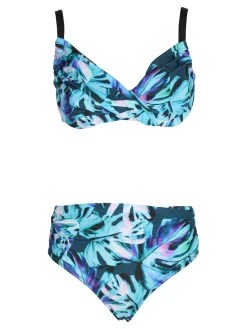 Linea Sprint Bikini donna floreale a vita alta