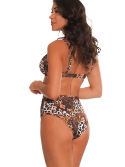 Linea Sprint Bikini donna maculato a vita alta