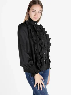 Lissimo Camicia donna elegante con bottoni gioiello