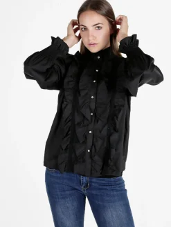 Lissimo Camicia donna elegante con bottoni gioiello