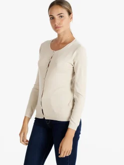 Lois & Pepe Cardigan girocollo da donna con bottoni