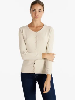Lois & Pepe Cardigan girocollo da donna con bottoni