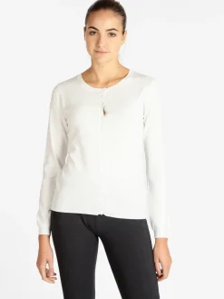 Lois & Pepe Cardigan girocollo da donna con bottoni