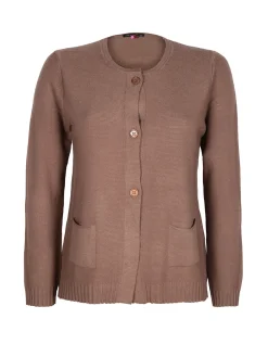 Lois & Pepe Cardigan in maglia lavorata con tasche da donna