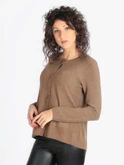 Lois & Pepe Cardigan in maglia lavorata con tasche da donna