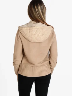 Lois & Pepe Giacca donna in maglia con cappuccio
