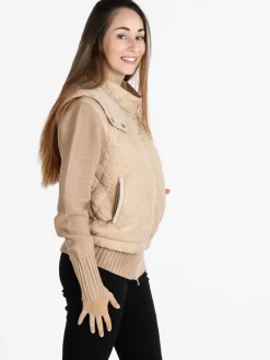 Lois & Pepe Giacca donna in maglia con cappuccio