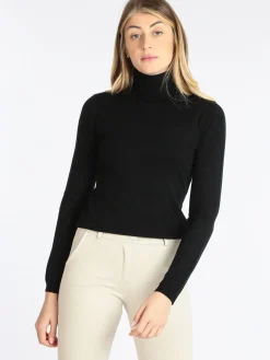 Lois & Pepe Pullover dolcevita donna in tinta unita