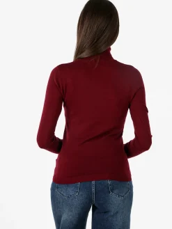 Lois & Pepe Pullover dolcevita donna - bordeaux