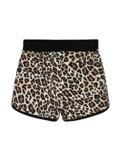 Lollitop Completo corto da bambina con t-shirt crop e shorts maculati