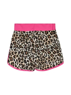 Lollitop Completo corto da bambina con t-shirt crop e shorts maculati