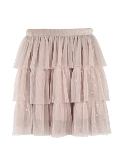 Lollitop Completo da bambina 3 pezzi con giacca in jeans e gonna in tulle