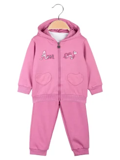 Lollitop Completo da neonata 3 pezzi con cappuccio e zip