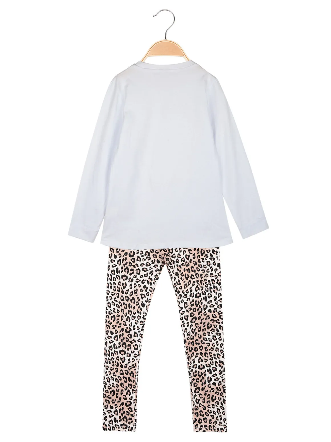 Lollitop Completo 2 pezzi da bambina con leggings maculati