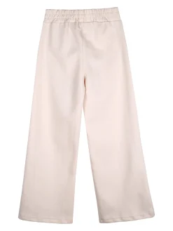 Lollitop Completo 2 pezzi da ragazza con cappuccio e pantaloni a gamba larga - beige