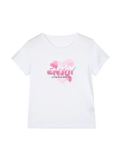 Lollitop Completo tuta da bambina 3 pezzi con cappuccio e zip - bianco