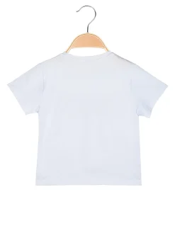 Lollitop T-shirt cropped da bambina con scritta di strass