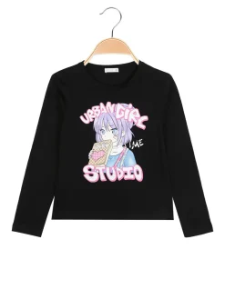 Lollitop T-shirt manica lunga da bambina con stampe