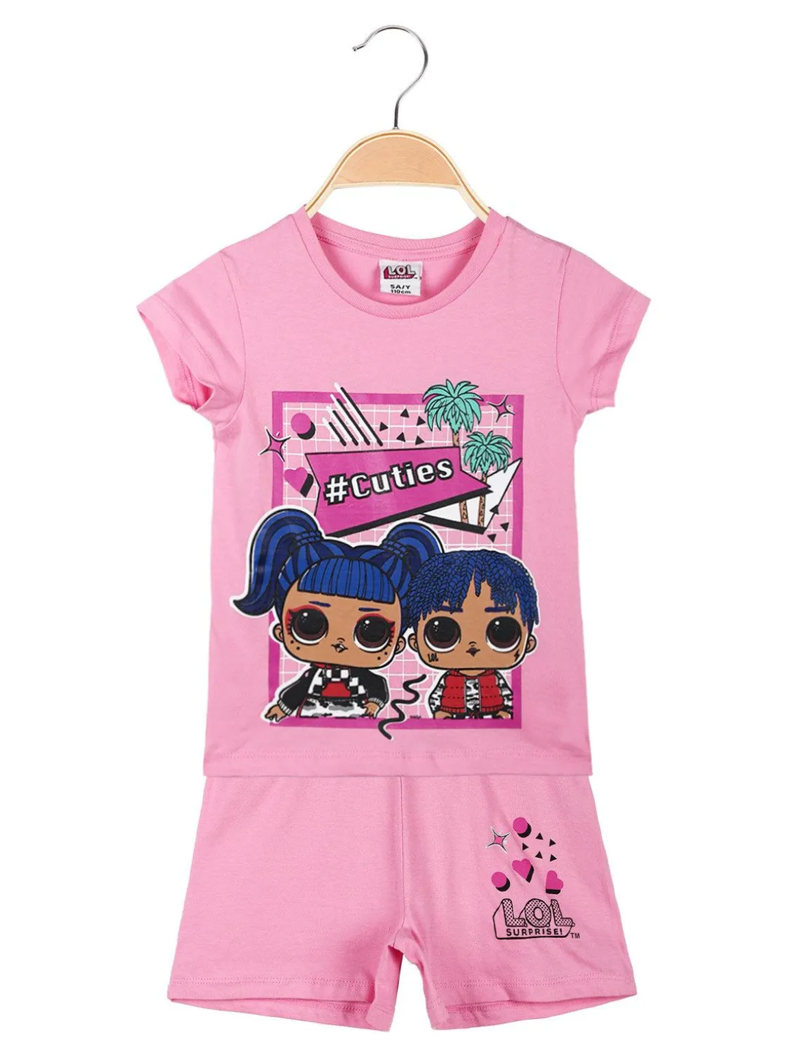 Lol Surprise! Completo corto bambina con stampa