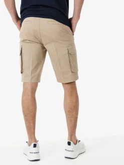Lonsdale Bermuda cargo da uomo in cotone - khaki