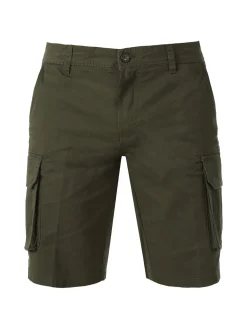 Lonsdale Bermuda cargo da uomo in cotone - militare