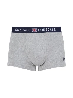Lonsdale Boxer da uomo in cotone tinta unita