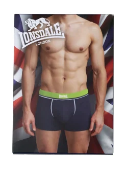 Lonsdale Boxer da uomo in cotone - grigio