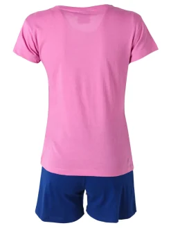 Lonsdale Completo corto da donna in cotone - fucsia